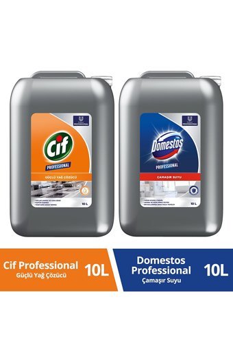 Cif Professional Sıvı Mutfak ve Banyo Temizleyici 2x10 lt