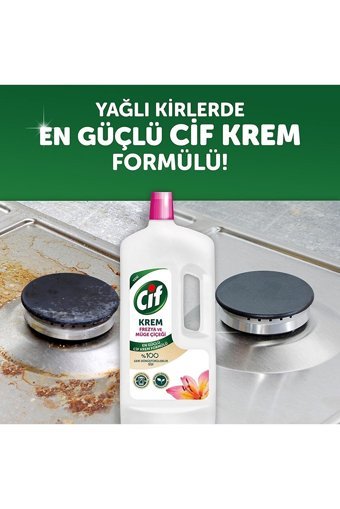 Cif Krem Mutfak ve Banyo Temizleyici 2x1.5 lt