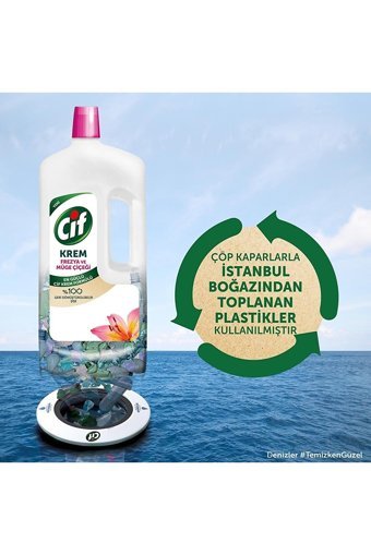 Cif Krem Mutfak ve Banyo Temizleyici 2x1.5 lt