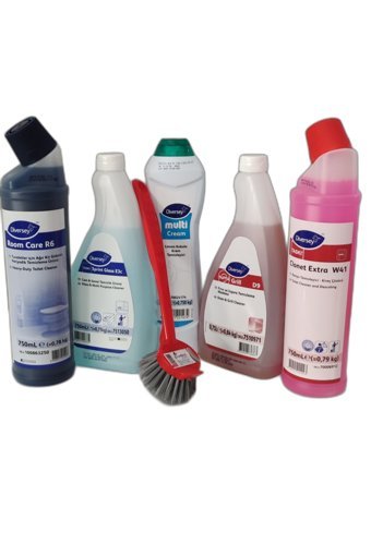 Diversey Room Care R6-Sprint Glass E3c-Multi Cream-Suma Grill D9-Clonet Extra W41 Sıvı-Krem Banyo Temizleyici 5x750 ml