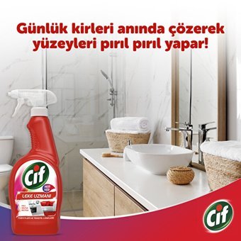Cif Leke Uzmanı Sprey Mutfak ve Banyo Temizleyici 750 ml