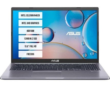 Asus X515MA-EJ679W Dahili Intel UHD Graphics Intel Celeron N4020 4 GB Ram 128 GB SSD 15.6 inç Full HD Windows 11 Laptop