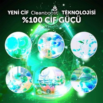 Cif Doğanın Gücü Sprey Mutfak ve Banyo Temizleyici 4x750 ml