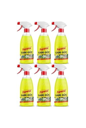 Asperox Sarı Güç-Mavi Güç Sprey Mutfak ve Banyo Temizleyici 12x1 lt