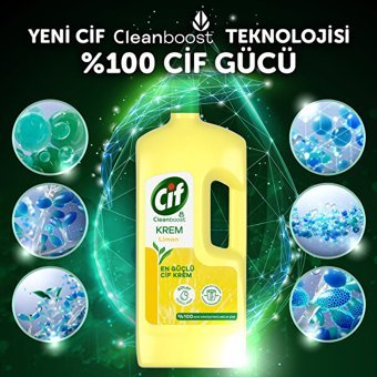 Cif Krem Mutfak ve Banyo Temizleyici 1.5 lt