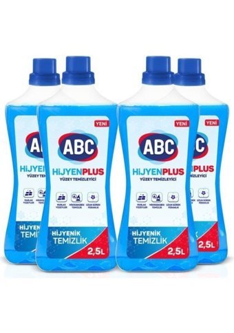 Abc Hijyen Plus Sıvı Mutfak ve Banyo Temizleyici 4x2.5 lt