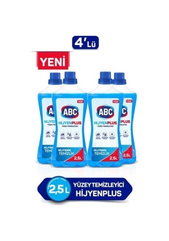 Abc Hijyen Plus Sıvı Mutfak ve Banyo Temizleyici 4x2.5 lt