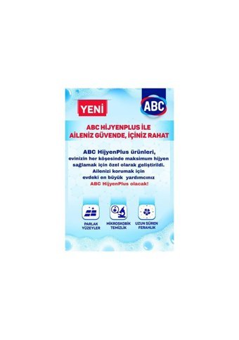 Abc Hijyen Plus Sıvı Mutfak ve Banyo Temizleyici 4x2.5 lt