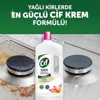 Cif Müge Çiçeği Ve Frezya Krem Mutfak ve Banyo Temizleyici 1.5 lt