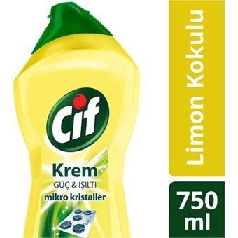Cif Limon Kokulu Krem Mutfak ve Banyo Temizleyici 16x750 ml