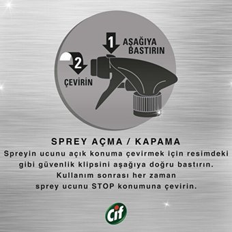 Cif Perfect Power Sprey Mutfak ve Banyo Temizleyici 435 ml