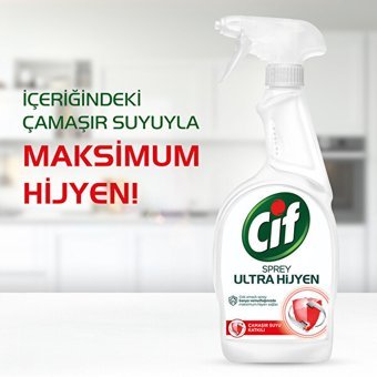 Cif Ultra Hijyen Sprey Mutfak ve Banyo Temizleyici 750 ml