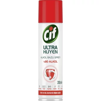 Cif Ultra Hijyen Sprey Mutfak ve Banyo Temizleyici 200 ml