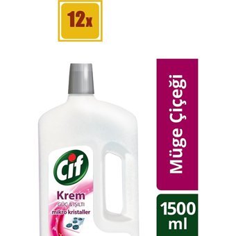 Cif Müge Çiceği Ve Frezya Sıvı Mutfak ve Banyo Temizleyici 12x1.5 lt