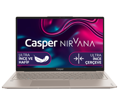 Casper Nirvana X600.1235-8V00T-K-F Dahili Intel Iris Xe Graphics Eligible Intel Core i5 1235U 8 GB Ram 500 GB SSD 16 inç Full HD Windows 11 Laptop