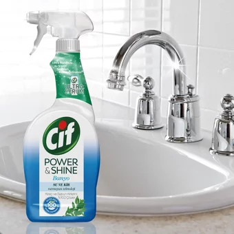 Cif Power&Shine Sprey Mutfak ve Banyo Temizleyici1.5 lt