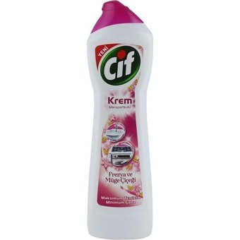 Cif Müge Çiceği Ve Frezya Krem Mutfak ve Banyo Temizleyici 16x450 ml