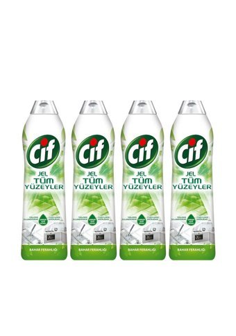 Cif Bahar Ferahlığı Jel Mutfak ve Banyo Temizleyici 4x750 ml