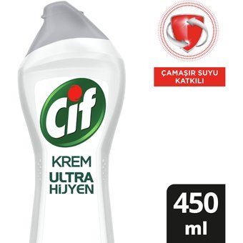 Cif Ultra Hijyen Krem Mutfak ve Banyo Temizleyici 450 ml