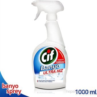Cif Ultra Hız Sprey Banyo Temizleyici 1 lt