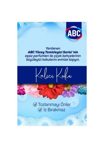 Abc Mor Çiçekler Sıvı Mutfak ve Banyo Temizleyici 2x2.5 lt