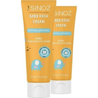 Sinoz Parfümsüz Parabensiz Pişik Kremi 2x75 ml
