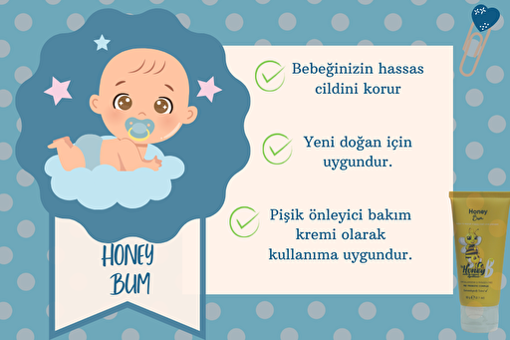 My Honey B Honey Bum Parfümsüz Parabensiz Pişik Kremi 60 gr