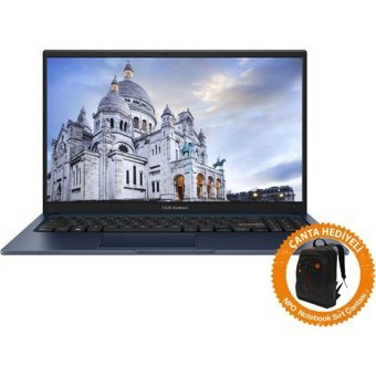 Asus Vivobook 15 X1504VA-NJ083A10 CNT011 Dahili Intel Iris Xe Graphics Eligible Intel Core i5 1335U 16 GB Ram 512 GB SSD 15.6 inç Full HD Windows 11 Pro Laptop