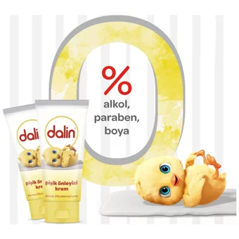 Dalin Parfümsüz Parabensiz Pişik Kremi 100 ml