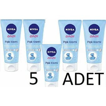 Nivea Baby Skin Sentive Parfümsüz Parabensiz Pişik Kremi 5x100 ml