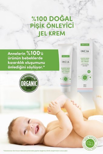 Incia Babycare Parfümsüz Parabensiz Pişik Kremi