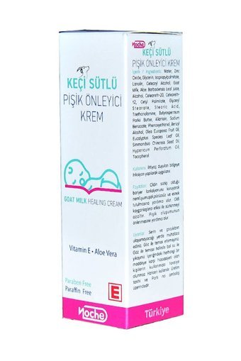Noche Keçi Sütlü Parfümsüz Parabensiz Pişik Kremi 75 ml