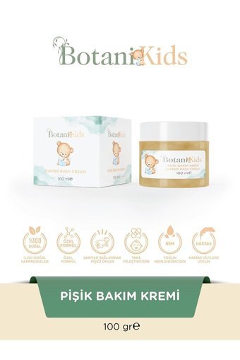 Botanikids Parfümsüz Parabensiz Pişik Kremi 100 gr