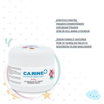 Carine Parfümsüz Parabensiz Pişik Kremi 150 ml