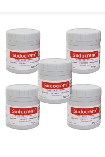 Sudocream Parfümsüz Parabensiz Pişik Kremi 5x60 gr