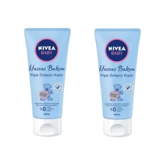 Nivea Baby Hassas Bakım Parfümsüz Parabensiz Pişik Kremi 2x100 ml