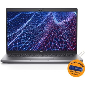 Dell Latitude NB N201L543014EMEA_U ZI717 Dahili Intel Iris Xe Graphics Eligible Intel Core i5 1235U 32 GB Ram 2 TB SSD 14 inç Full HD Windows 11 Pro Laptop + Zitek 16 GB Flash Bellek