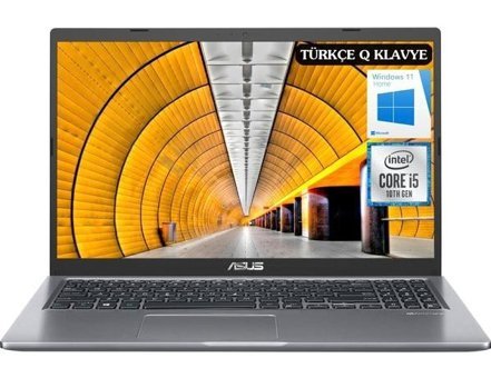Asus X515JA-EJ2124W02 Dahili Intel UHD Graphics Intel Core i5 1035G1 8 GB Ram 1 TB SSD 15.6 inç Full HD Windows 11 Home Laptop
