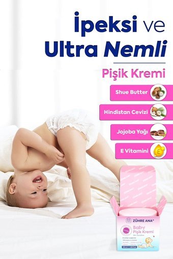 Zühre Ana Parfümsüz Parabensiz Pişik Kremi 100 ml