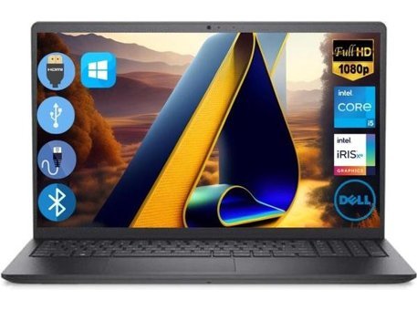 Dell Vostro 3520 N1611PVNB3520UA15 Dahili Intel Iris Xe Graphics Eligible Intel Core i5 1235U 12 GB Ram 256 GB SSD 15.6 inç Full HD Windows 11 Pro Laptop