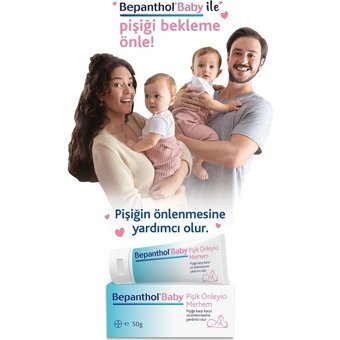 Bepanthol Baby Parfümsüz Parabensiz Pişik Kremi 100 gr + Pişik Kremi 50 gr