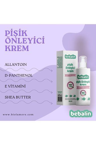 Bebalin Parfümsüz Parabensiz Pişik Kremi 50 ml