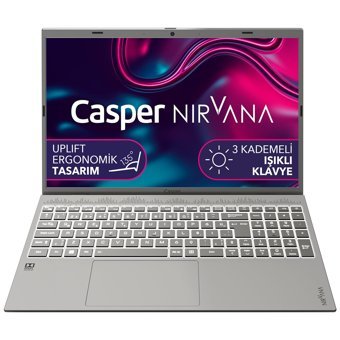 Casper Nirvana C550.1235-BF00R-G-F Dahili Intel Iris Xe Graphics Eligible Intel Core i5 1235U 16 GB Ram 1 TB SSD 15.6 inç Full HD Windows 11 Pro Laptop