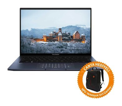 Asus Zenbook 14 UX3402ZA-KP632W02 Dahili Intel Iris Xe Graphics Eligible Intel Core i5 1240P 8 GB Ram 2 TB SSD 14 inç QHD Windows 11 Laptop