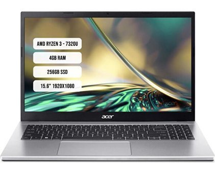 Acer Aspire 3 A315-24 NX.KDEEY.004 Dahili AMD Radeon 610M AMD Ryzen 3 7320U 4 GB Ram 256 GB SSD 15.6 inç Full HD FreeDos Laptop