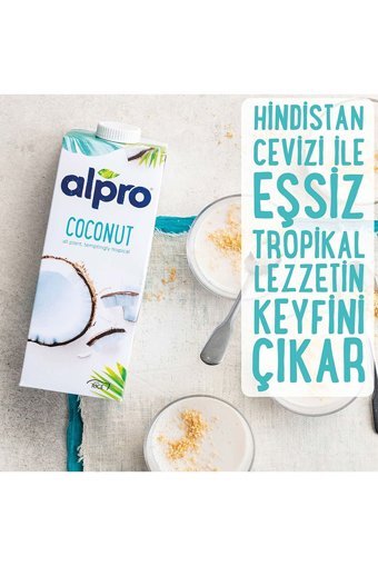 Alpro Hindistan Cevizi Sütü Laktozsuz 2'li 1 lt