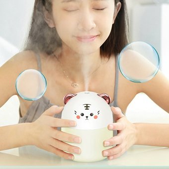 Bufan 250 ml Aromaterapi Işıklı İyonizerli Taşınabilir Şarjlı Mini Soğuk Buhar Makinesi