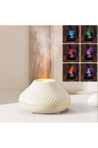 Baharstore Usb Taşınabilir 130 ml Aromaterapi Işıklı İyonizerli Taşınabilir Şarjlı Mini Soğuk Buhar Makinesi