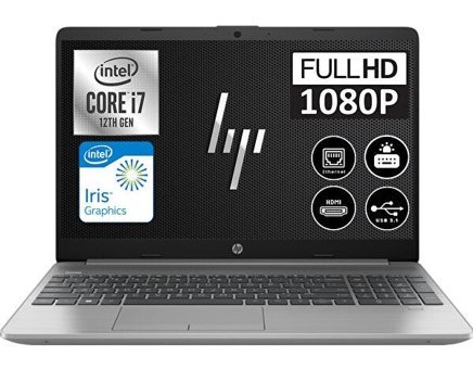 HP 250 G9 6Q8M8ES02 Dahili Intel Iris Xe Graphics Eligible Intel Core i7 1255U 8 GB Ram 512 GB SSD 15.6 inç Full HD FreeDos Laptop