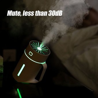 Buyfun Fincan El Taşınabilir 2 W 420 ml 30 dB Işıklı İyonizerli Taşınabilir Şarjlı Mini Soğuk Buhar Makinesi